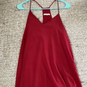 Dainty hooligan maroon dress